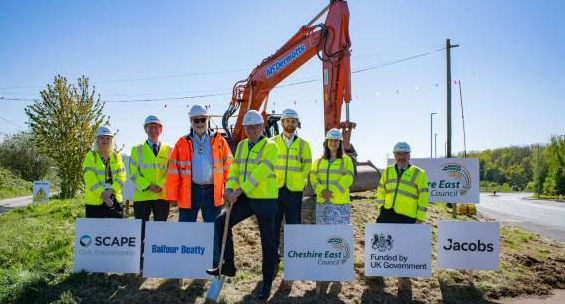 First spade in the ground for Middlewich Eastern Bypass