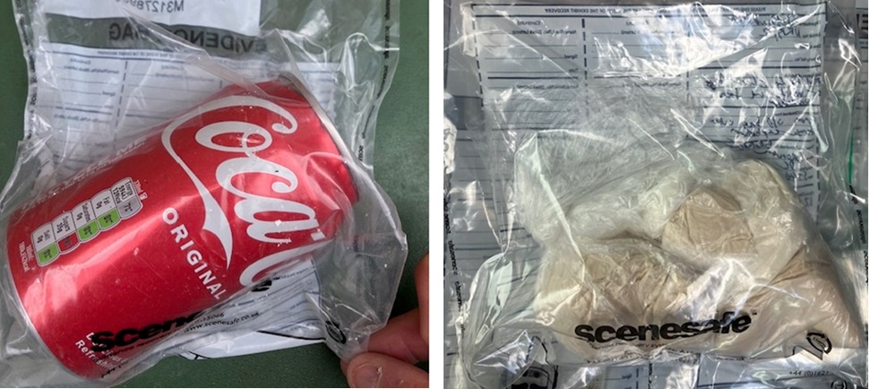 Drugs found in Coke can