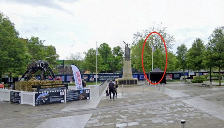 Planning application for Pride Flag in Crewe
