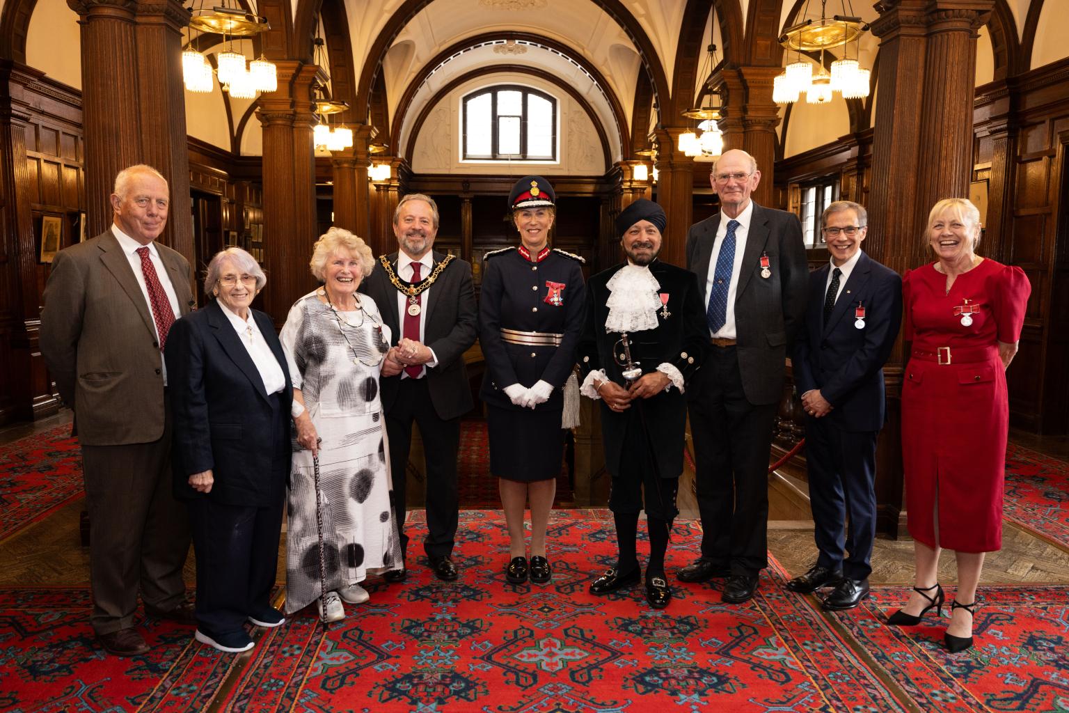 BEM recipients in Staffordshire