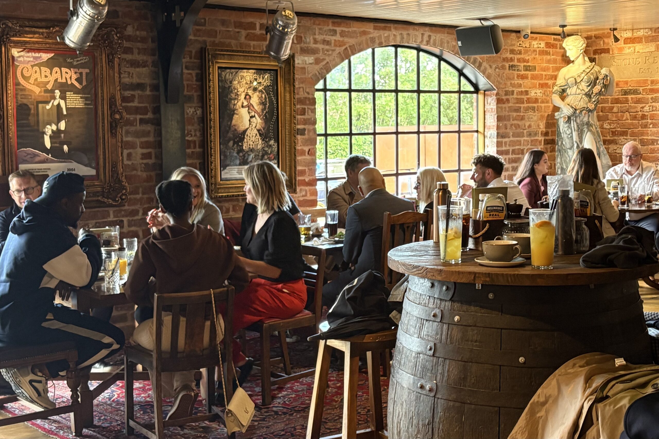 Beer and Baps provide networking formula